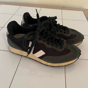 Veja women’s black and cream sneakers